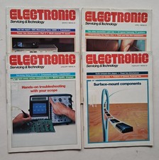 Electronic Servicing  Technology January February March April 1985 Set Lot of 4