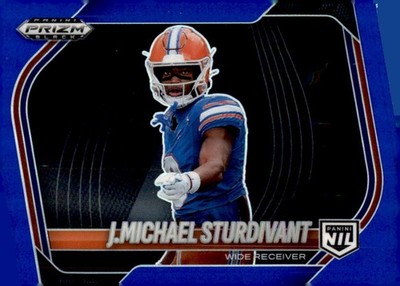 2025 Panini Prizm Black Prizm Blue Prizm J.Michael Sturdivant #184 /199