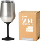 Huski Wine Tumbler 2.0 | New | Premium Stainless Steel Wine Glass with Lid | AU