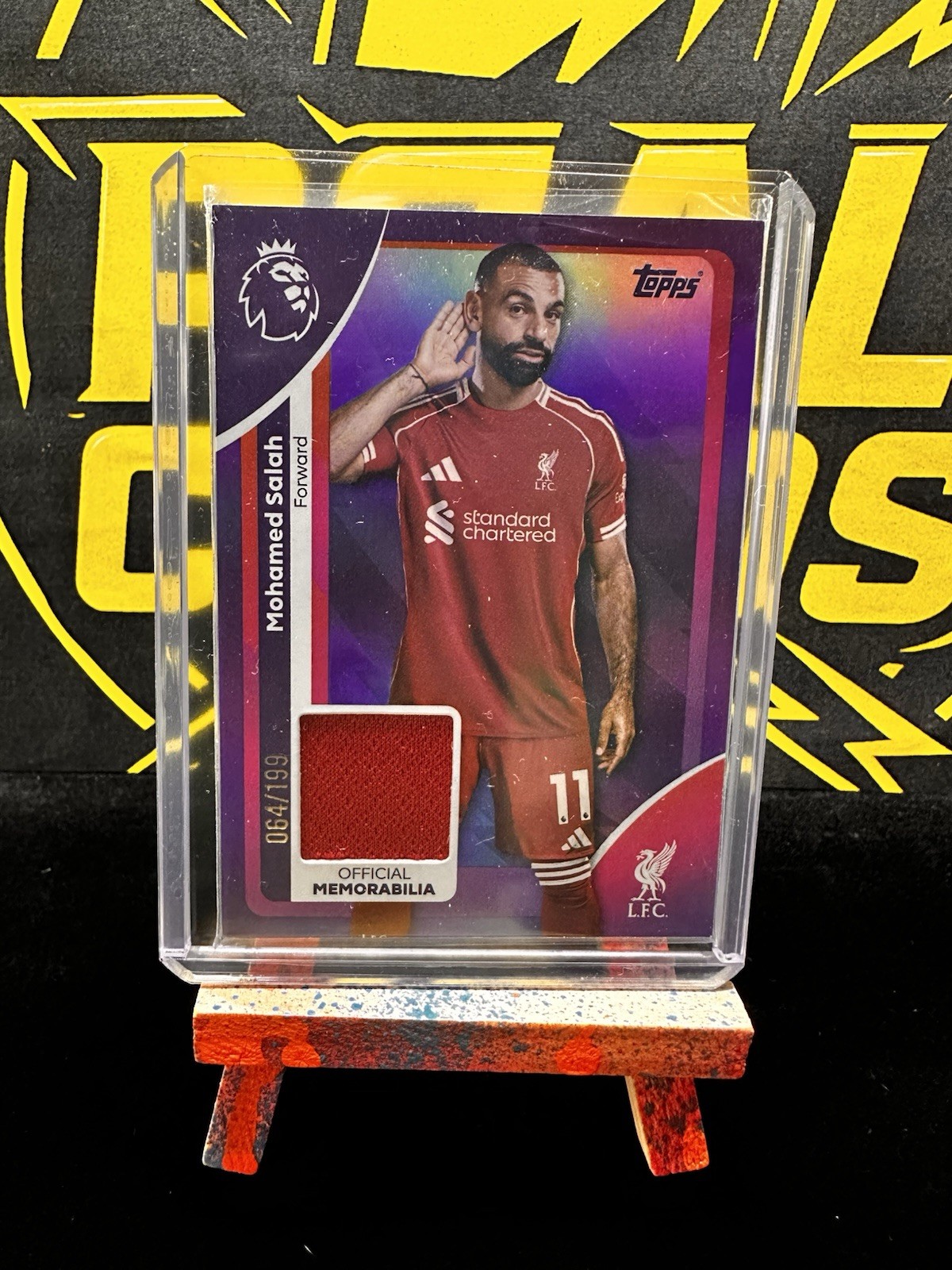 Mohamed Salah Liverpool /199 Patch | Topps Official Memorabilia for sale on Ebay