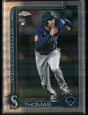 2025 Topps Chrome Update #USC185 Rhylan Thomas RC Seattle Mariners 5343