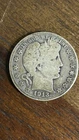 1913-D Barber Silver Half Dollar Circulated Coin