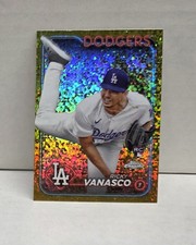 RICKY VANASCO 2024 Topps Chrome MINI DIAMOND GOLD REFRACTOR ~ Dodgers RC #'d /50