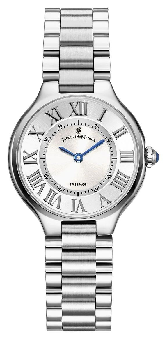 Jacques Du Manoir Celine Two-Hand Quartz (29mm) Silver Sunray Dial / JWL06001