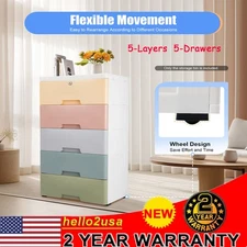 Dresser 5 Drawers Bedroom Furniture Storage Chest Organizer Closet Cabinet Home