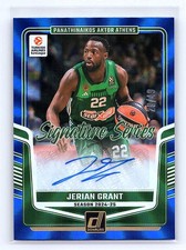 Jerian Grant 2024-25 Donruss EuroLeague #SS-GRT Auto Blue Laser Holo #/49