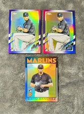 Sixto Sanchez 2021 Topps Chrome (2) Purple & 35th  Anniversary Silver Refractor