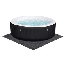 74x72 Inch Extra Large Hot Tub Pad Inflatable Hot Tub Mat Outdoor Indoor Ground