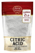 Citric Acid 2 LB Bag - 100 Pure, Food Grade Non-GMO - Citric Acid Powder f...