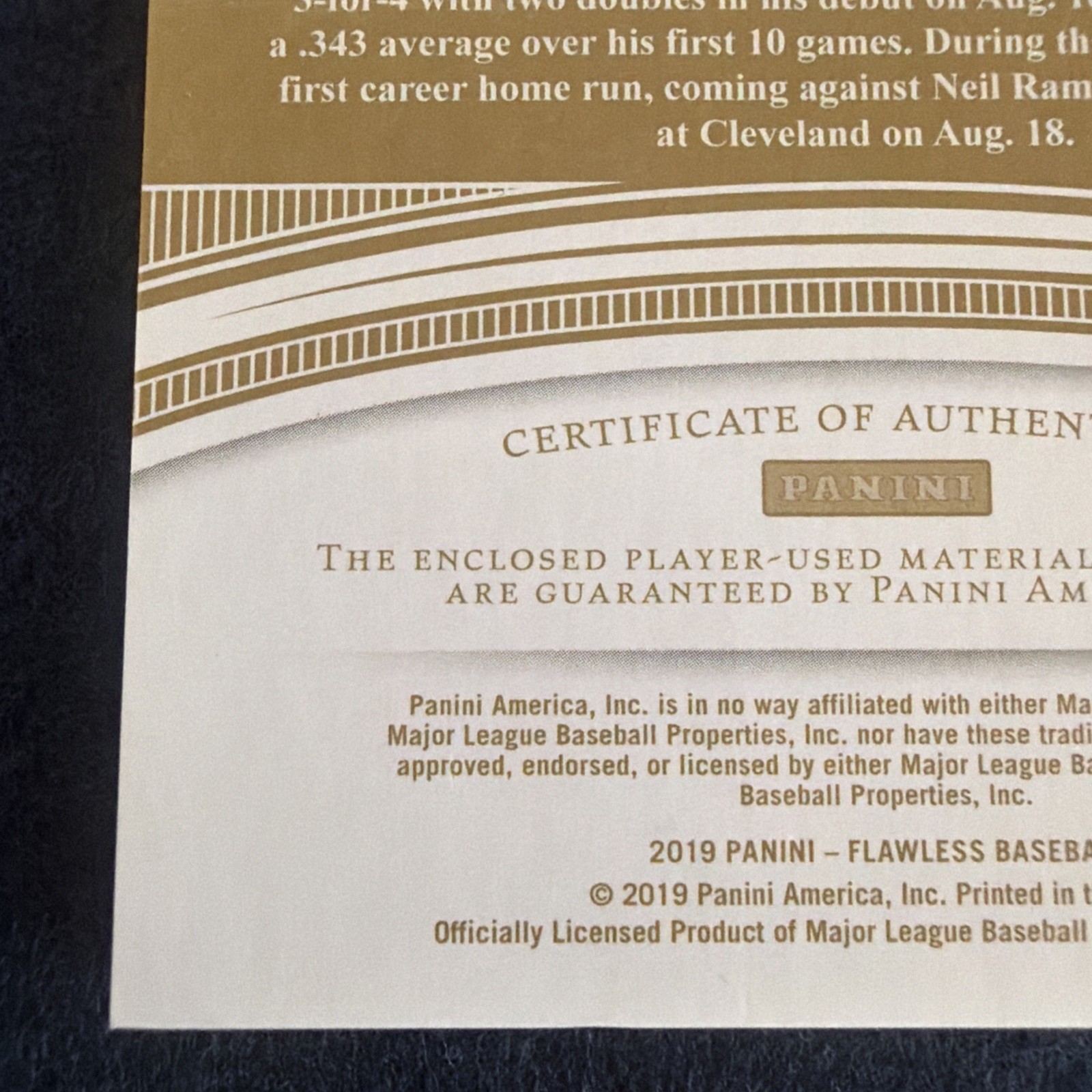 🔥 2019 PANINI FLAWLESS CEDRIC MULLINS AUTO ROOKIE RPA PATCH RC /15🔥 view 15