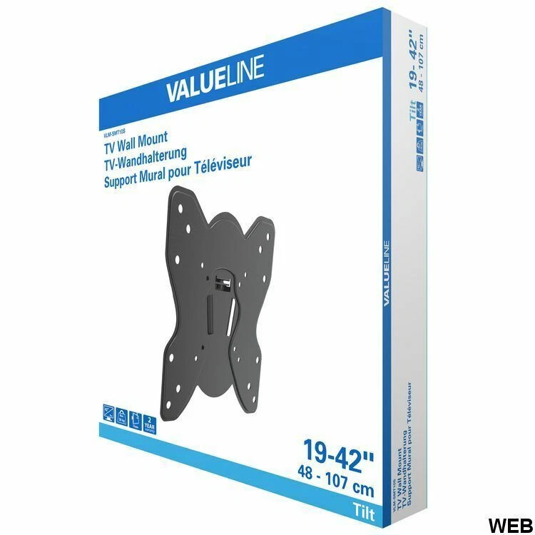 Supporto da Parete Inclinabile 19 - 42 " 30 kg - Immagine 4 di 4