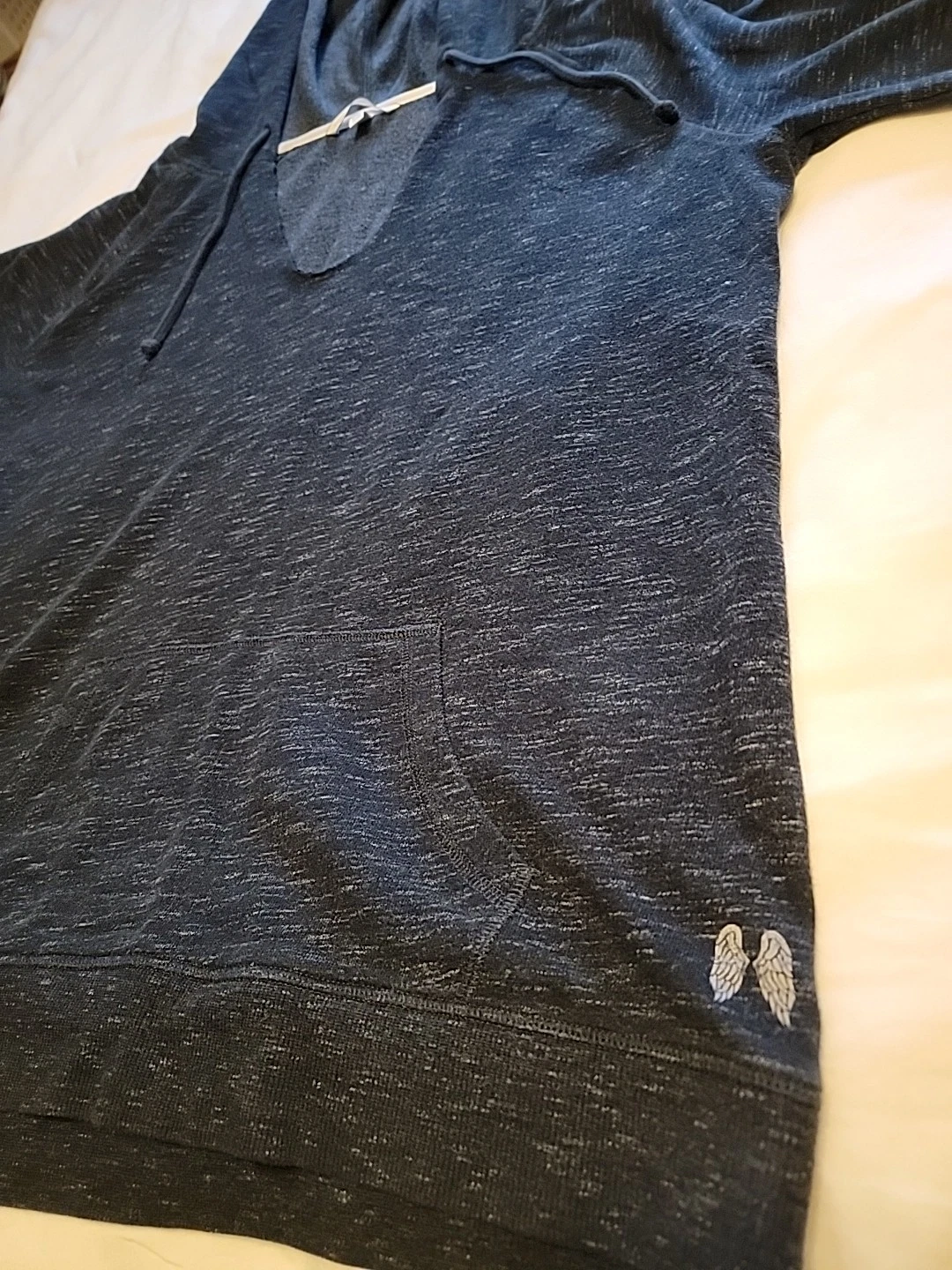 UNDERCOVER Victoria's Secret Felpa con cappuccio Angel Wings Grigio Donna Taglia M