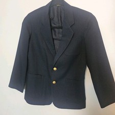 Retro Farah Boys Navy Blazer Size 14 Sport Coat Jacket Classic Formal Suit