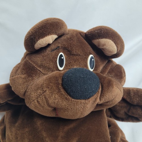 Peluche Fisher Price Baby 1993 marrón rumple oso flojo peluche vintage - Imagen 2 de 8