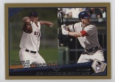 2009 Topps Postseason Highlights Gold 1377/2009 Jon Lester Jason Bay #89 0u0