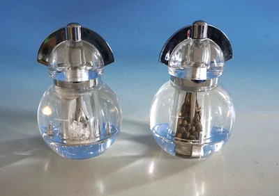 Vintage Peugeot Design Salz und Pfeffermühle Mühle Set Acrylglas (F025-1207) - Bild 1 von 4
