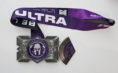 Spartan Race 2024 Ultra Belt Buckle with Wedge Mont-Tremblant