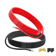10 AWG Silicone Wire-17 Ft Length 8.5 Ft Black and 8.5 Ft Red 10 AWG 5.26mm