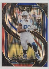 2024 Panini Select Premier Level Red & Blue Shock Prizm Mo Alie-Cox #184 1hr4