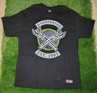 D-Generation X DX WWE Authentic Black T-Shirt - Men's XL | eBay