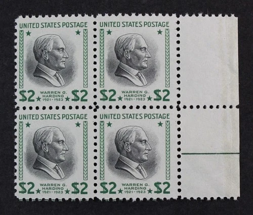 CKStamps: US Stamps Collection Scott#833 Block Mint OG Lightly Gum Disturb