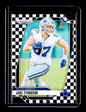 2024 Panini Prizm Jake Ferguson Black and White Checker #76