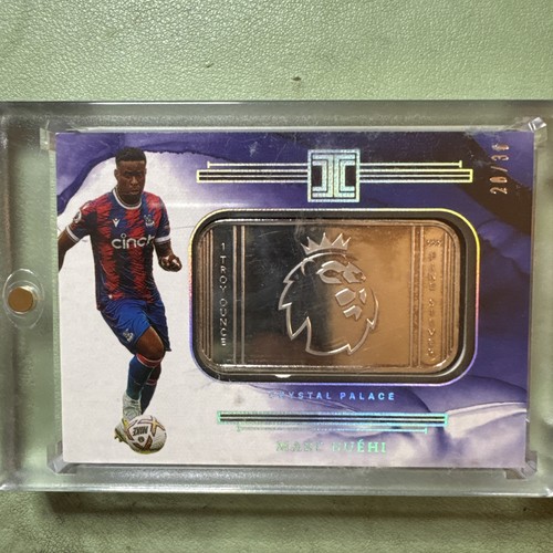 2022-23 Panini Impeccable Marc Guehi #26 .999 1 Troy Ounce Fine Silver Bar /36