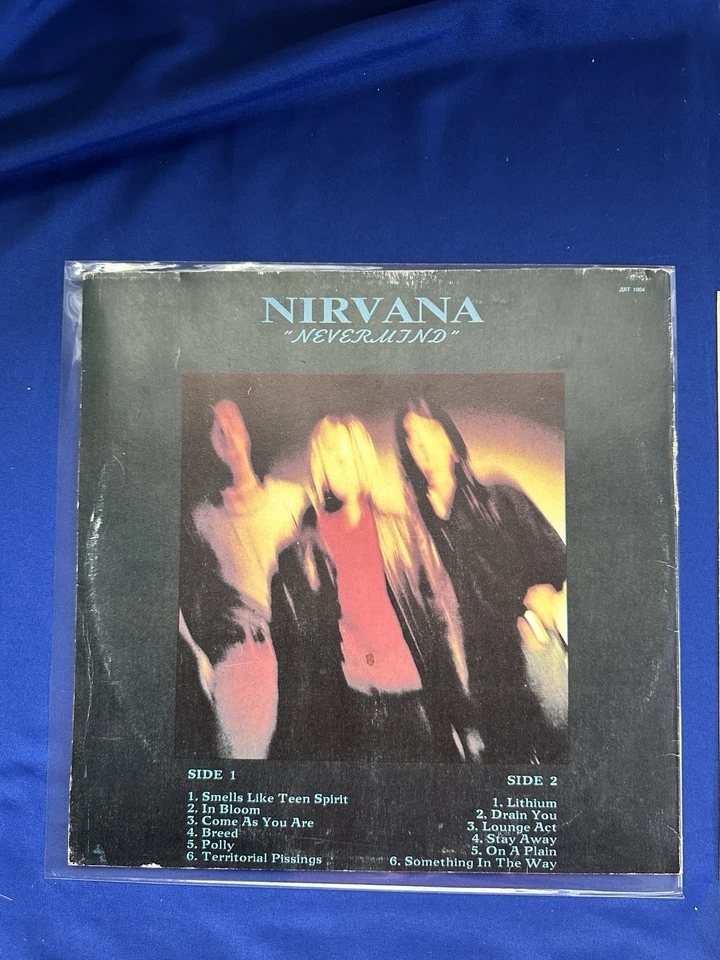 Nirvana "Nevermind" LP. Rare 1991 Russian Antrop Press, Red Label, VG Foto 3 de 4