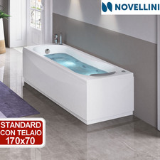 Vasca da bagno - standard con telaio e pannelli - Novellini Calypso 170X70 cm