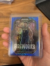  23 Prizm Draft Picks FOTL Blue shimmer Fireworks Keyonte George FW-9 Rookie /19