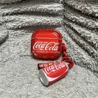 For Apple Airpods 4 1 2Pro 3 Soft Silicone Case Creative Coca-Cola Airpods Cover