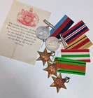 WW2 MEDAL GROUP ITALY STAR AFRICA STAR 1939 45 STAR MILITARY COLLECTION