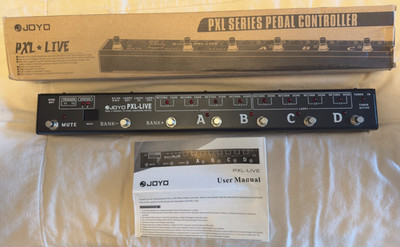 Joyo PXL-LIVE Loop Switcher Effects Pedal, includes midi control, BRAND NEW MINT