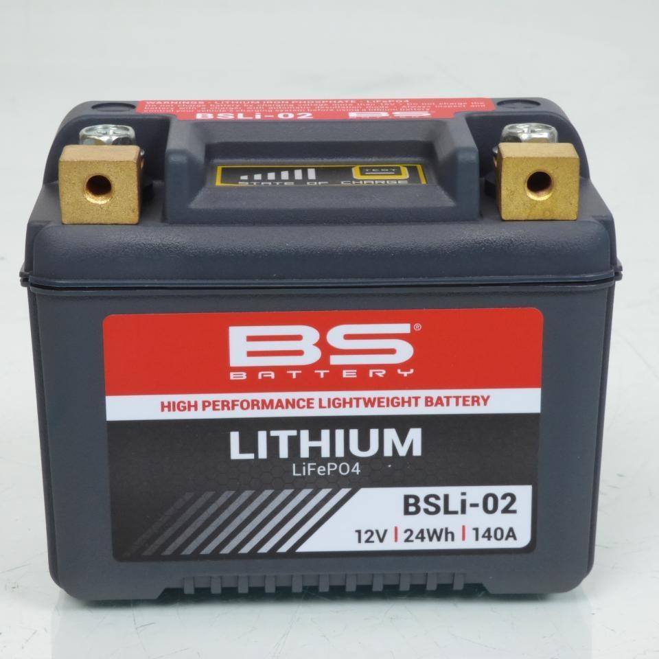 Batterie Lithium BS Battery BSLi-02 à haute performance et longue durée pour Derbi 50