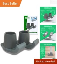 Walker Ski Glides 2 Pack - Perfect for Seniors - Durable  Easy Attachment
