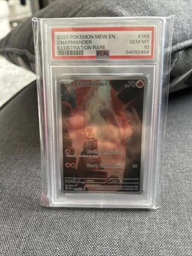 PSA 10 Charmander 168/165 Pokemon 151 Illustration Rare