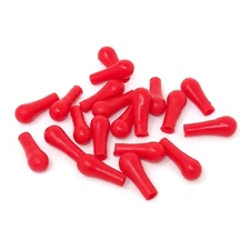 Honbay Laboratory Tool 20Pcs Pipette Dropper Red Rubber Bulb Caps