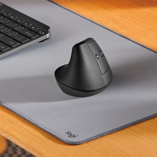 Logitech Lift Vertical Ergonomic Mouse Wireless -4 Customizable Buttons Graphite - Picture 4 of 5
