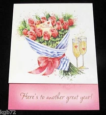 Leanin Tree Anniversary Greeting Card Love Multi Color Notions Series P37