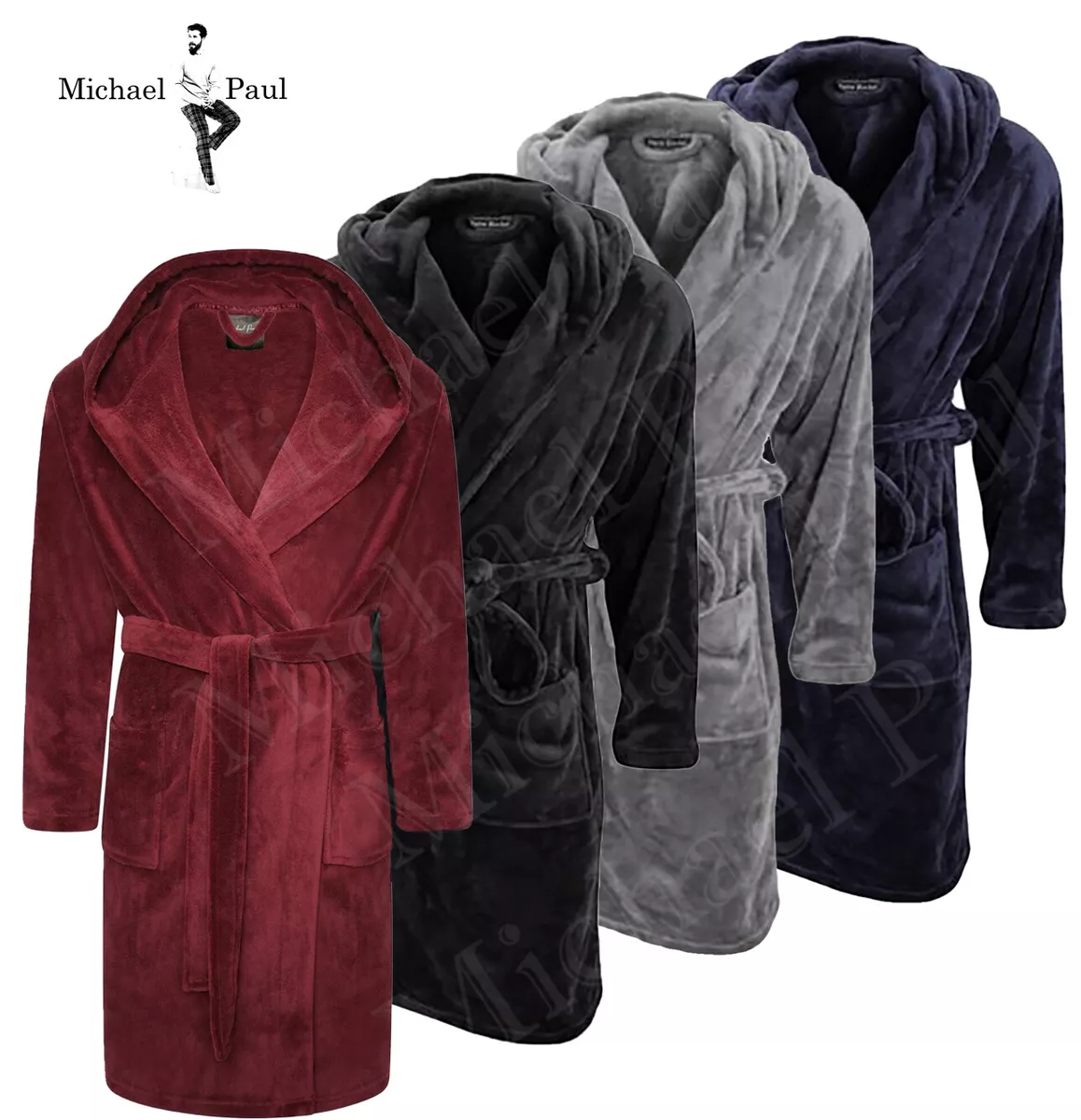 Women's Hooded Extra Long Dressing Gown - Miami | Bown of London – Bown of  London AU