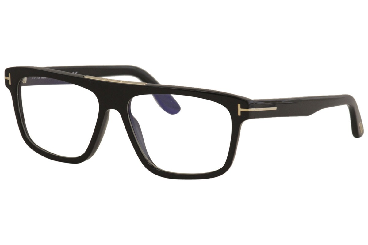 Tom Ford Men's Sunglasses Cecilio-02 TF628 001 Black/Blue Block