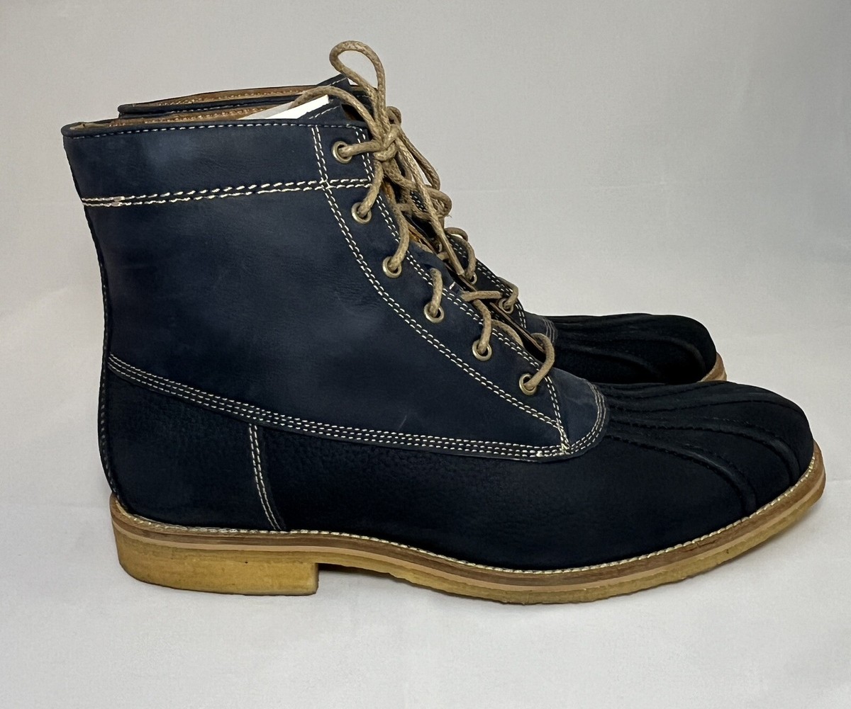 Johnston & Murphy Duck Boots Navy Sole Waterproof Saltwater™™ Duck Lug Boot Navy | Sperry main image 4