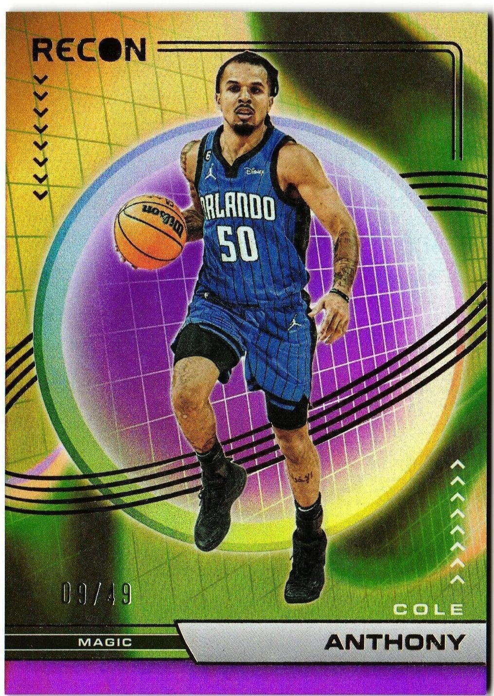 2022-23-panini-recon-cole-anthony-180-holo-purple-49-for-sale