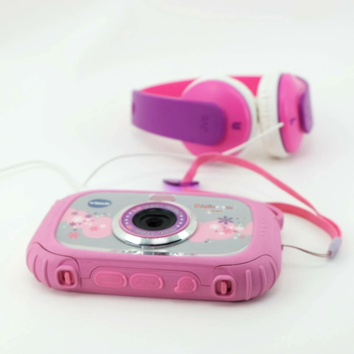 VTech Kidizoom Touch Camera with headphone, MP3 Player (Pink) Kid Girls  Children