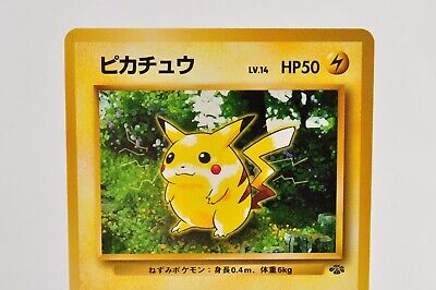 Pokemon card Pikachu No.025 Old Back Jungle Non Holo 1997 Pokemon card Pikachu No.025 Old Back Jungle Non Holo 1997