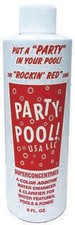 Party Pool Super-Concentrate Pool Dye ROCKIN RED - Gender Reveal Water Dye