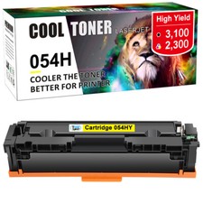 Yellow 054H Toner Compatible for Canon 054 MF641cw MF642cdw MF644cdw LBP622cdw