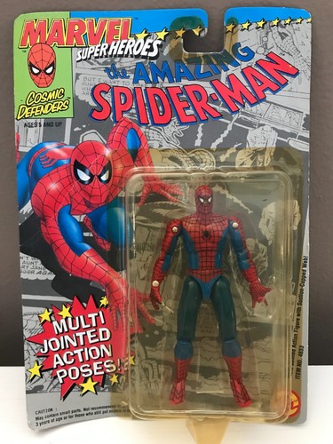 1992 Marvel AMAZING SPIDER-MAN Multi Jointed Action Figure * ToyBiz * SEALED! - 第 1/3 張圖片