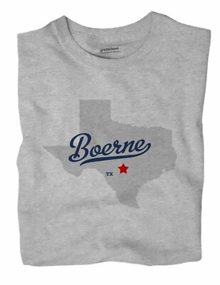 Boerne Texas TX Tex T-Shirt MAP