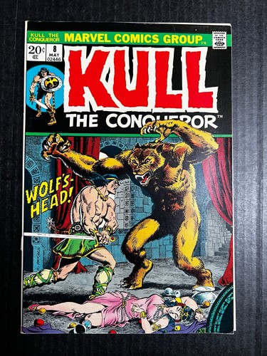 KULL THE CONQUEROR #8 May 1973 Vintage Marvel Comics